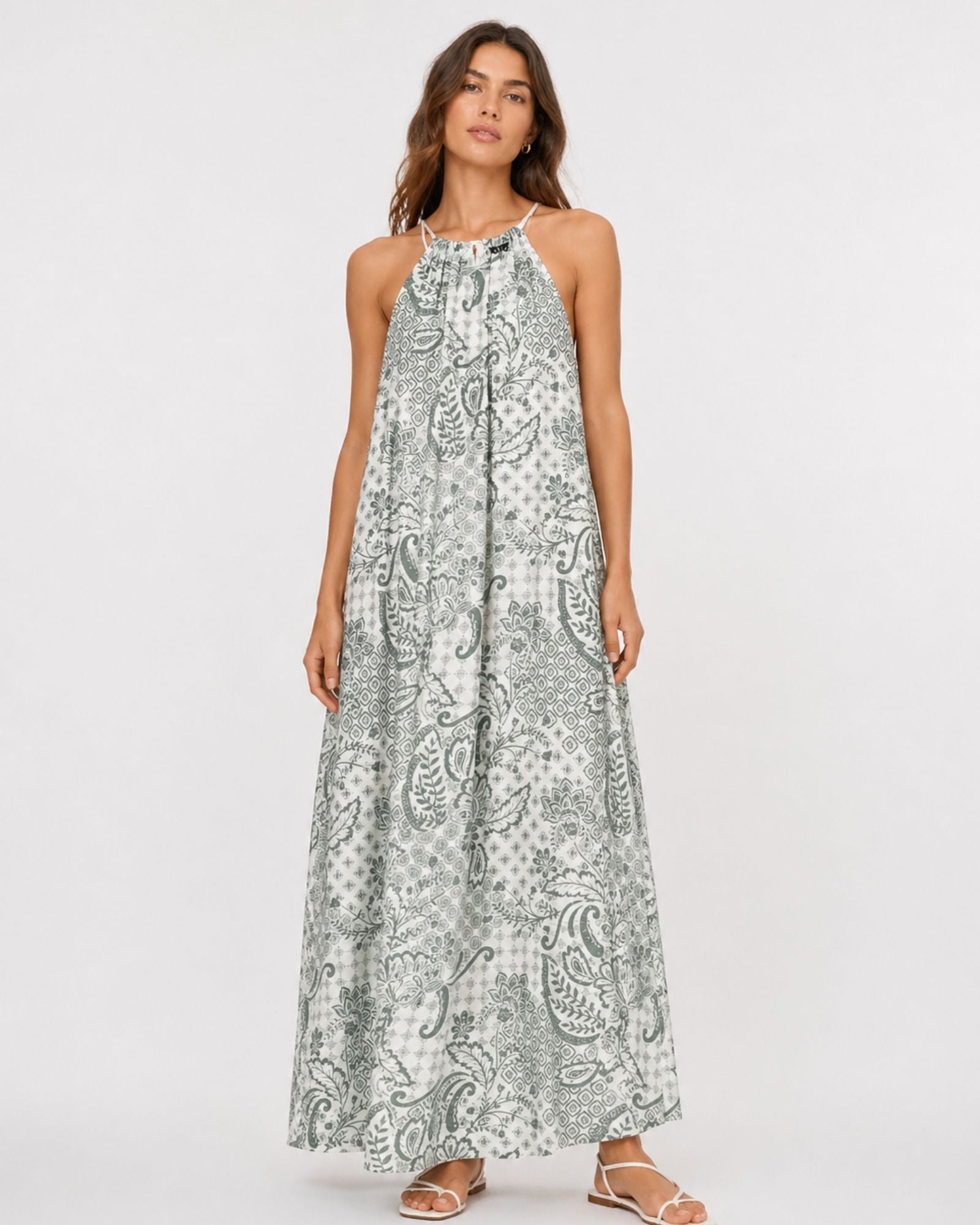 VMCILLE PRINTED SUMMER MAXI DRESS